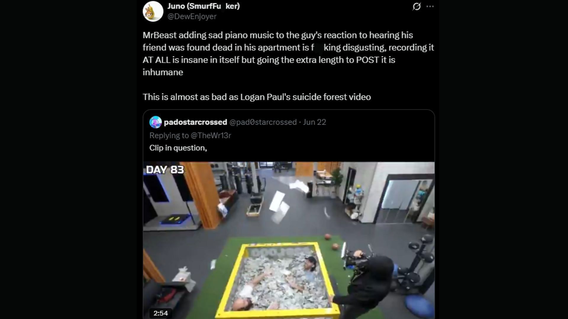 Some user were not on board with coach Wall's portrayal in Jimmy's latest video (Image via X/@DewEnjoyer)